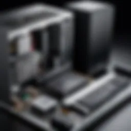 A modern computer setup showcasing enhanced hardware components