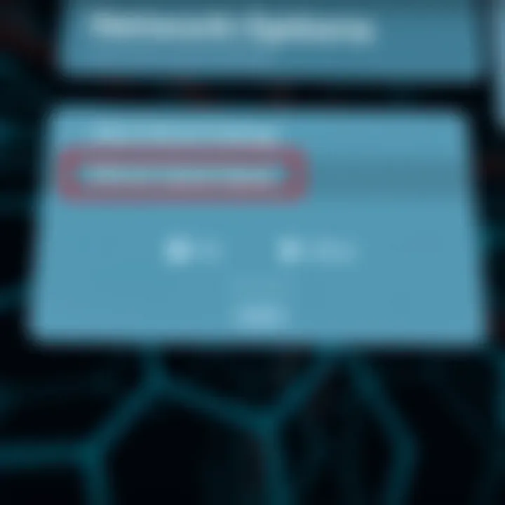 Adjusting Network Settings for Better Speeds Settings menu for network options on Android