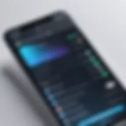 Concealed apps on a smartphone screen