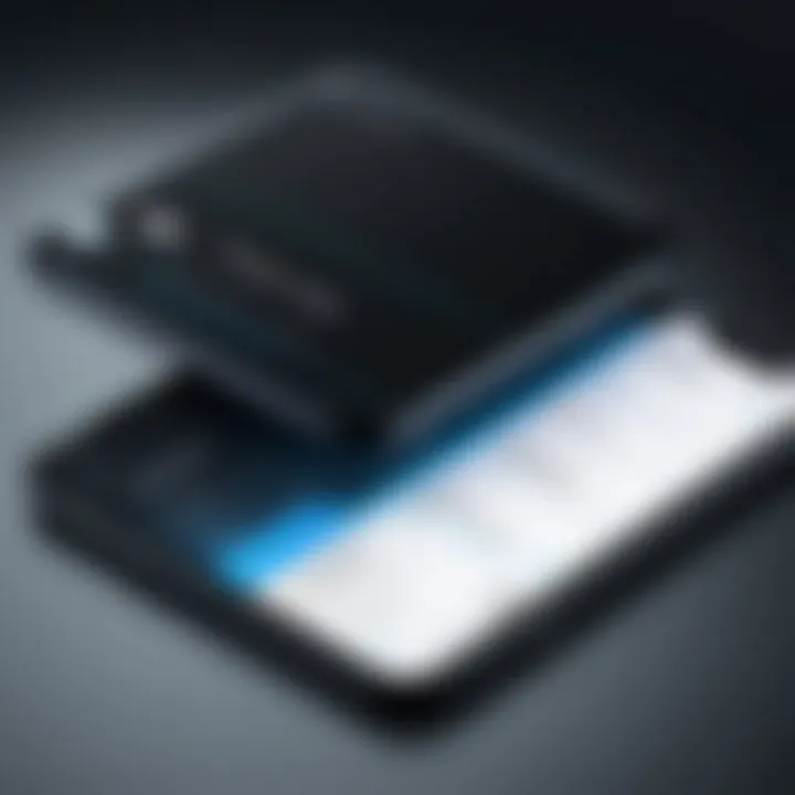 Illustration of privacy features in smartphone settings