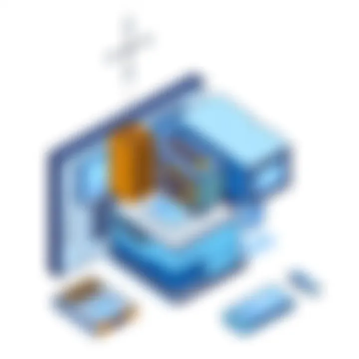 PC Component Upgrades An illustration depicting the upgrade process of PC components