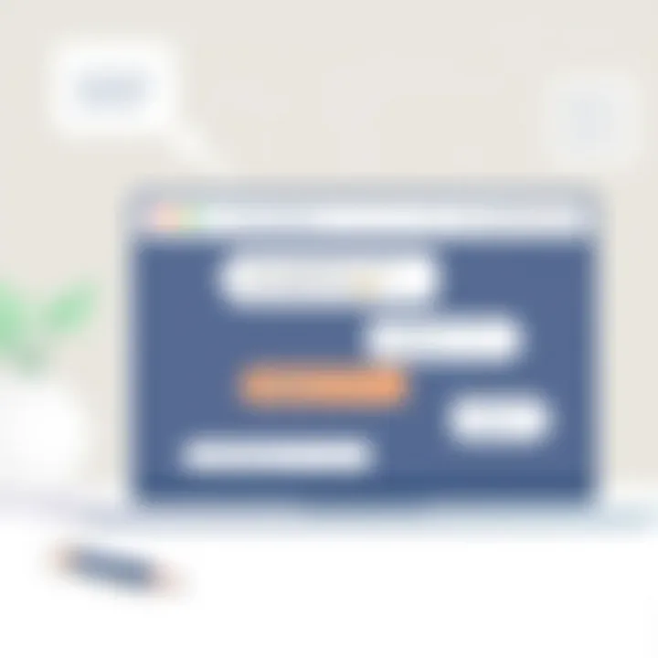 Streamlined Communication via Text Messaging Illustration of streamlined communication via text messaging in a browser