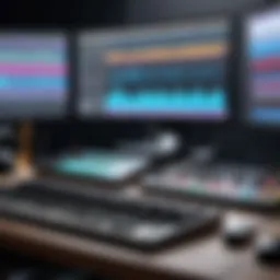 A modern audio workstation displaying software tools for music production.