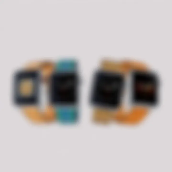 Selection of stylish Apple Watch bands