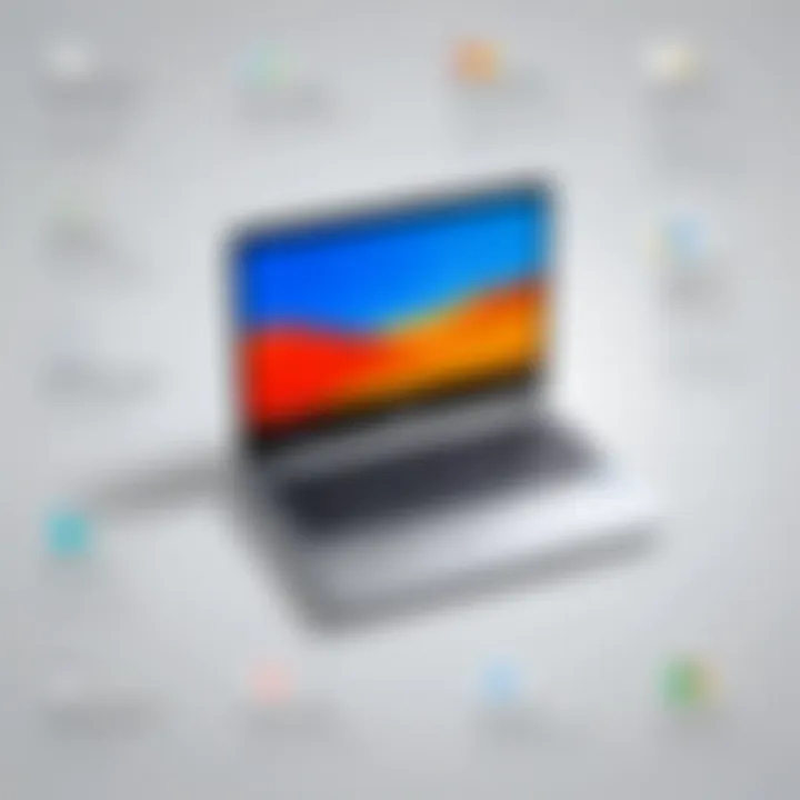 A comparison chart illustrating Chromebook features