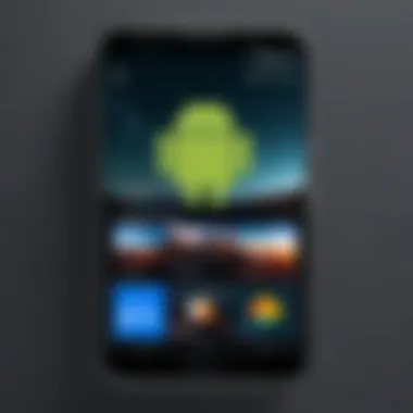 Android Photo Sync Settings Settings menu for syncing photos on Android device