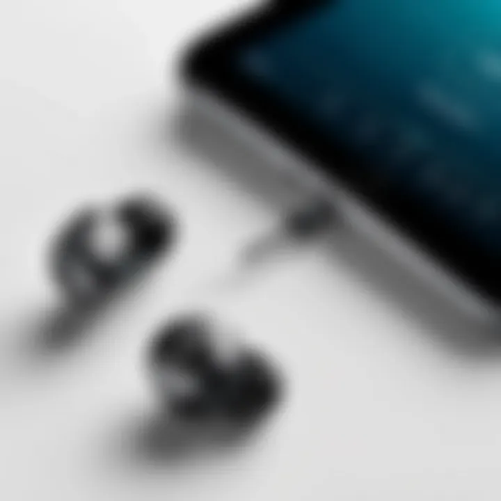 Key Specifications of Tech Rebellion Earbuds Tech specifications of Tech Rebellion wireless earbuds displayed on a device