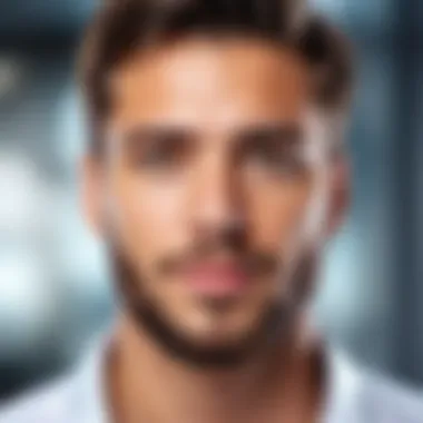 Portrait with Blurred Background A stunning portrait with a softly blurred background, highlighting the subject's features.