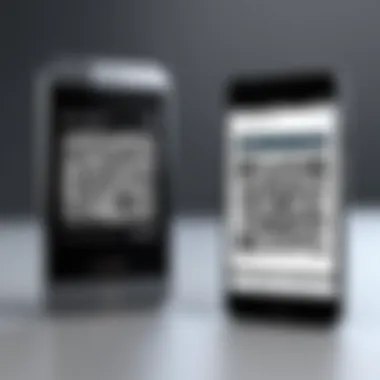 An illustrated comparison chart of top QR reader applications