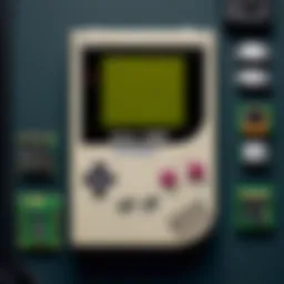 Classic Game Boy console display