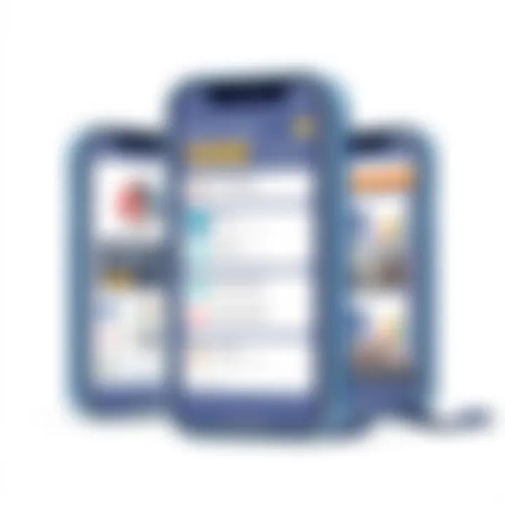 Digital measuring tape application interface with features displayed.