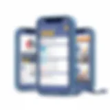 Exploring Features of Measuring Tape Apps Digital measuring tape application interface with features displayed.