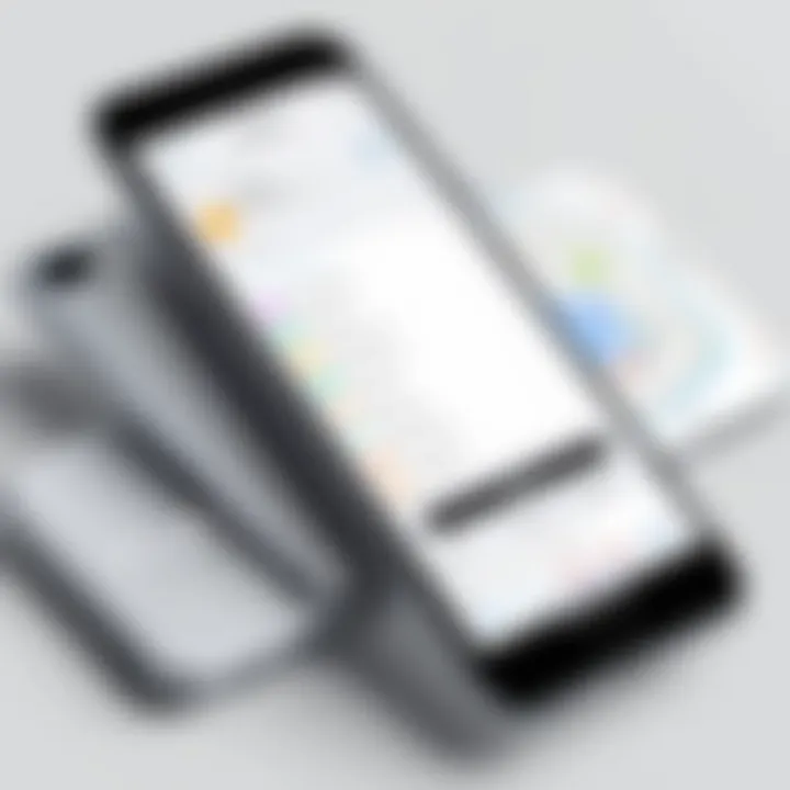 Illustration of third-party tracking applications
