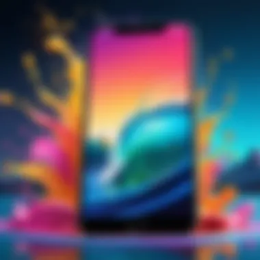 Vibrant Slow Motion Scene A vibrant scene captured in slow motion on an iPhone