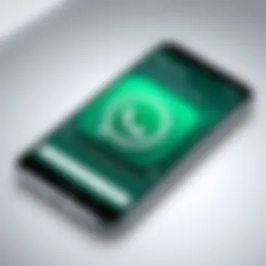 User navigating WhatsApp audio messages