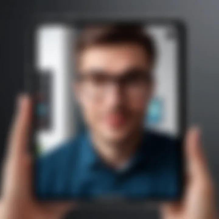 Troubleshooting options available on the FaceTime call screen.