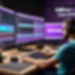 An overview of Twitch clip editing software interface
