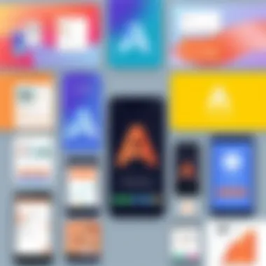 Creative showcase of different Android ad formats