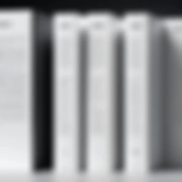 Comparison chart of file formats