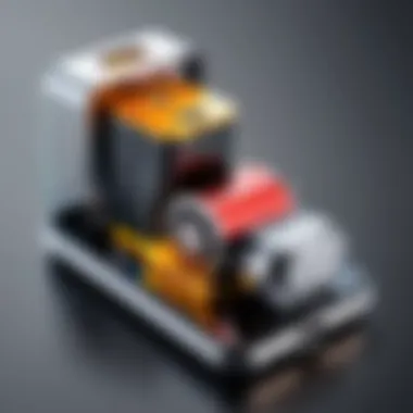 Battery Preservation with Auto Lock Conceptual illustration of battery preservation through auto lock