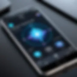 Visual representation of burner app functionalities