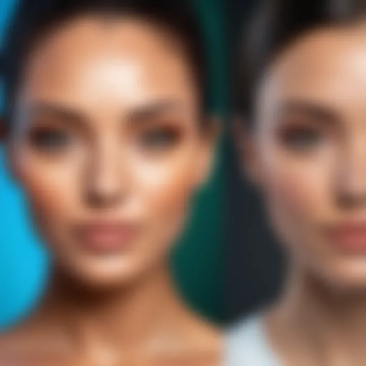 A comparison chart of deepfake and traditional image editing