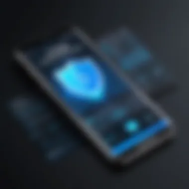 Graphical representation of mobile security statistics