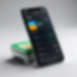 Visual representation of payday app functionality
