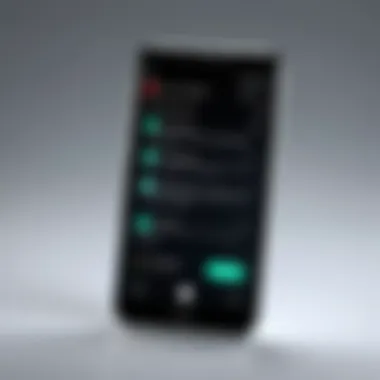 Blocked Contact Notification A smartphone screen displaying a blocked contact notification.