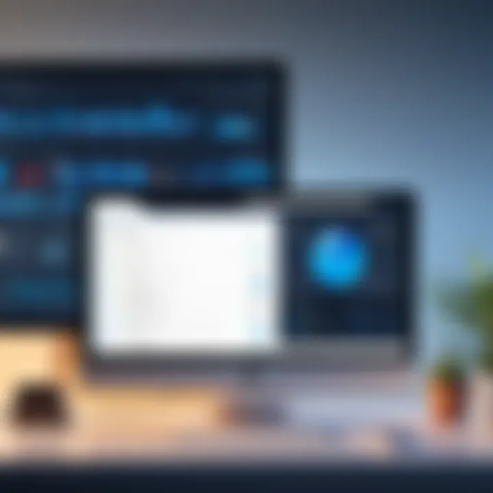 Conceptual image representing account management