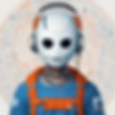 Artistic depiction highlighting the ethical considerations in Reddit use