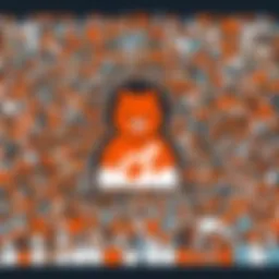 An illustration depicting the diversity of Reddit communities