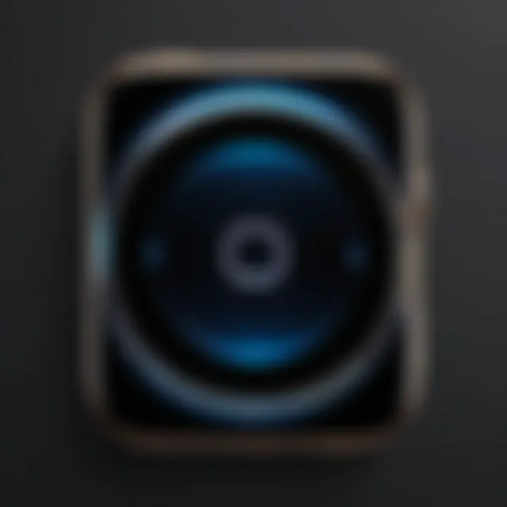 Illustration of touch lock feature on iPhone screen