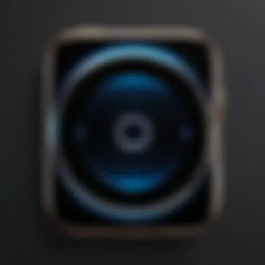 Visual representation of iPhone's touch lock functionality Illustration of touch lock feature on iPhone screen