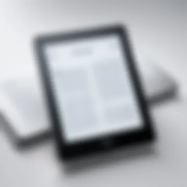 Reading EPUB Files on an E-Reader An eBook reader displaying an EPUB file