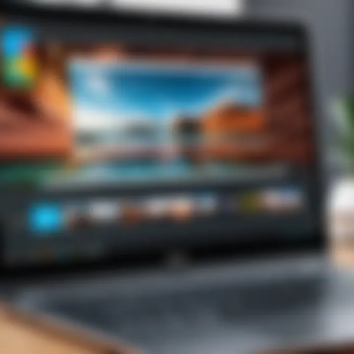 A Chromebook screen displaying video editing features