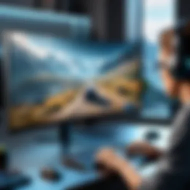 Example of a gaming video capture in action