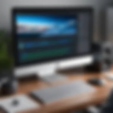 Video Capture Software Interface High-quality video capture setup with software interface