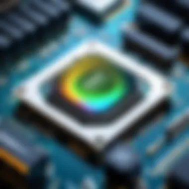Chart depicting market trends for GPUs