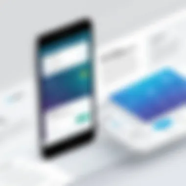 Illustration of user experience with Earnin app