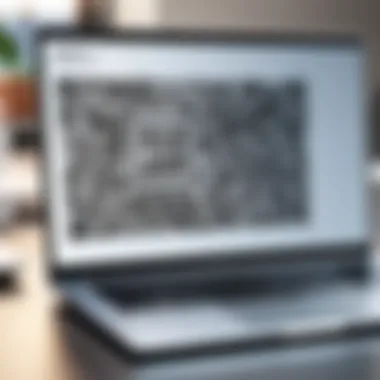 Scanning a QR code with Google Chrome on a laptop