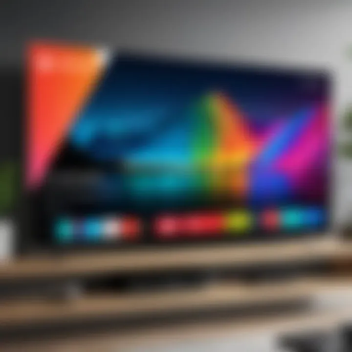 Overview of IPVanish interface on Android TV