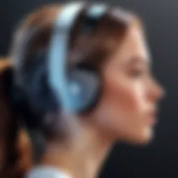 Acoustic wave analysis diagram illustrating sound recognition technology