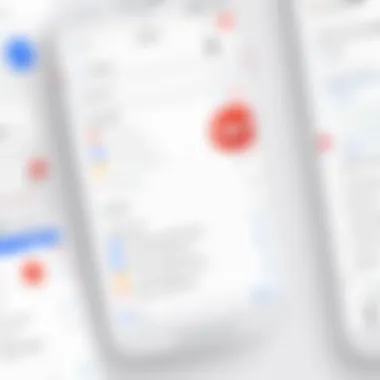 Gmail Chat Interface Gmail app chat interface showcasing conversation threads