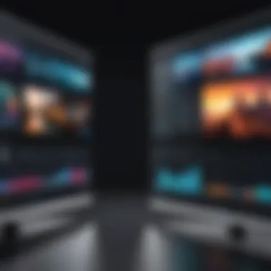 Graphic representation illustrating the benefits of side-by-side video playback