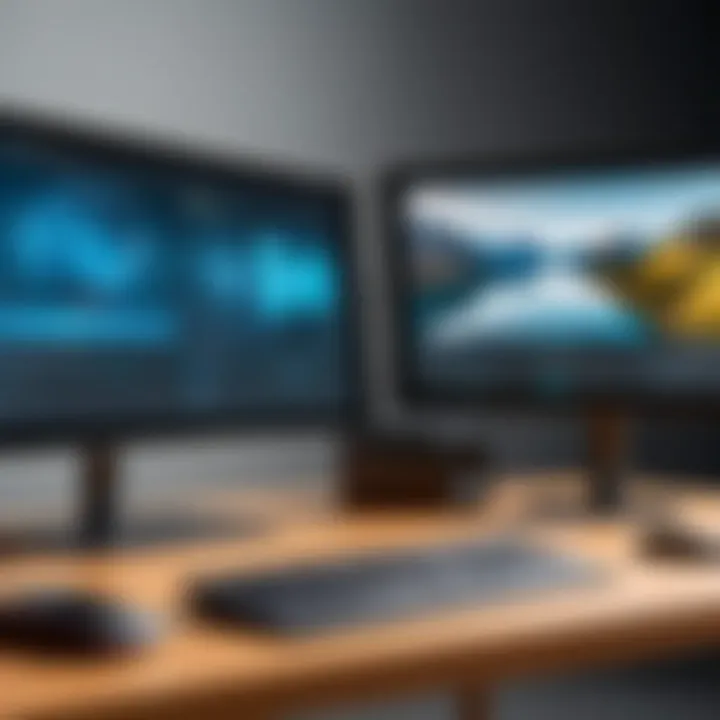 A comparison analysis showcasing challenges faced in dual video setups