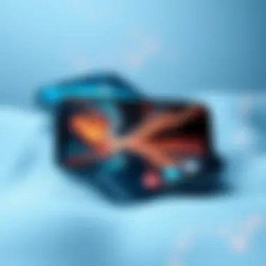 Stunning video background on an iPhone home screen