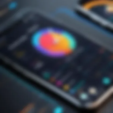 Performance analysis chart comparing Vivo Message App with competitors