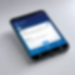 User interface of the Vivo Message App showcasing its modern design