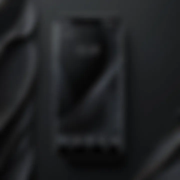 Sophisticated dark theme wallpaper with elegant textures